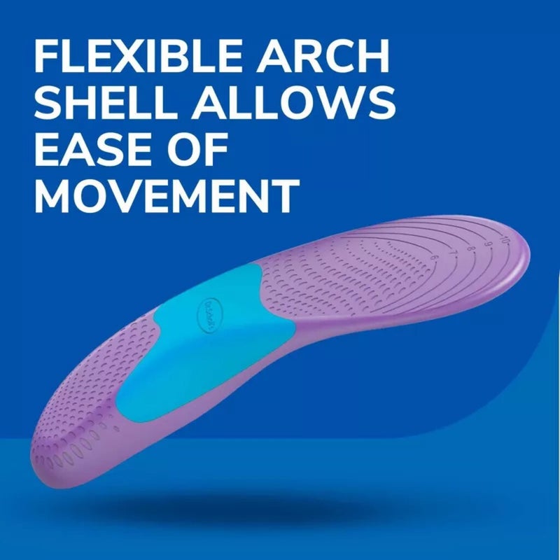 Dr. Scholl's Walk Longer Comfort Insoles, Size 6-10 For Women - 1 Pair
