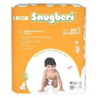 Snugberi Baby Diapers, Size 3, Medium, 6-9Kg, MEGA PACK of 70’s
