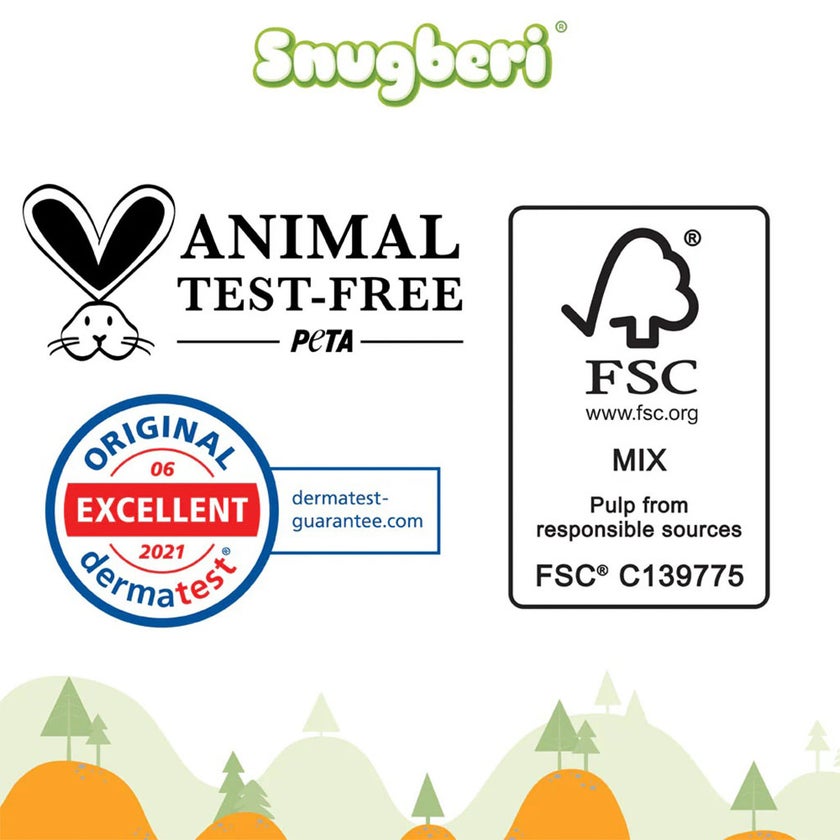 Snugberi Baby Diapers, Size 4, Large, 7-12Kg, Pack of 24's