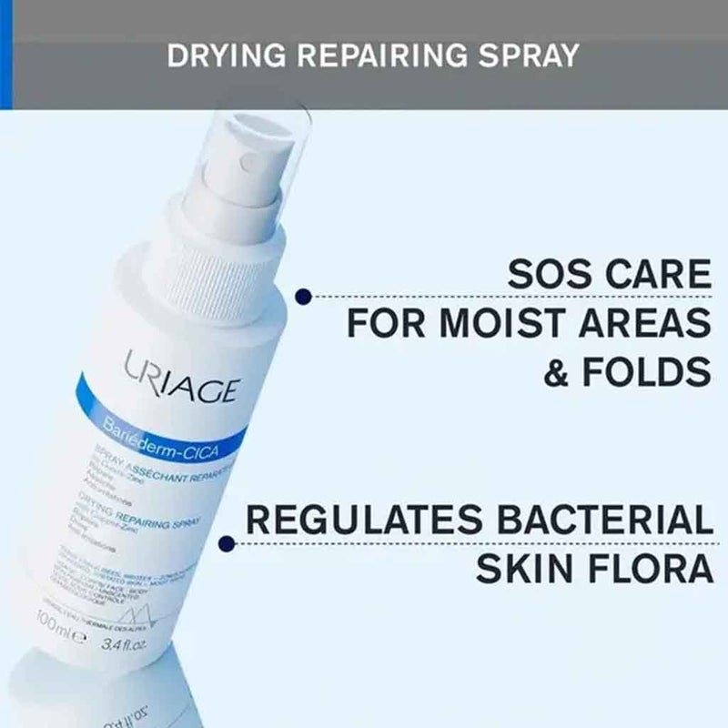 Uriage Bariederm CICA Dry Repairing Spray For Sensitive Skin 100ml