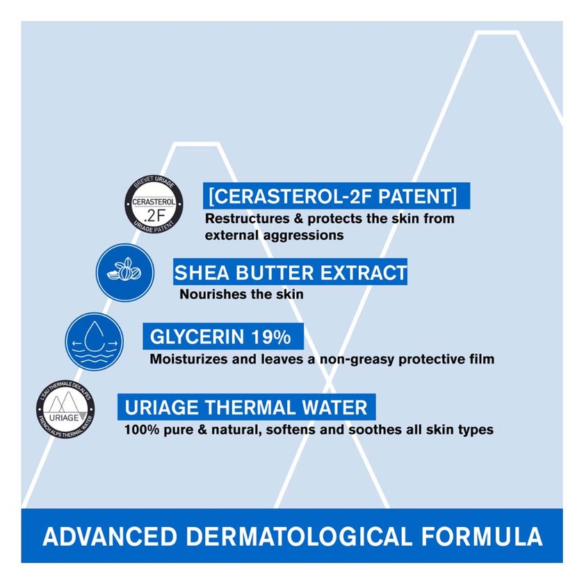 Uriage Xemose Cleansing Soothing Oil For Dry Skin 500ml