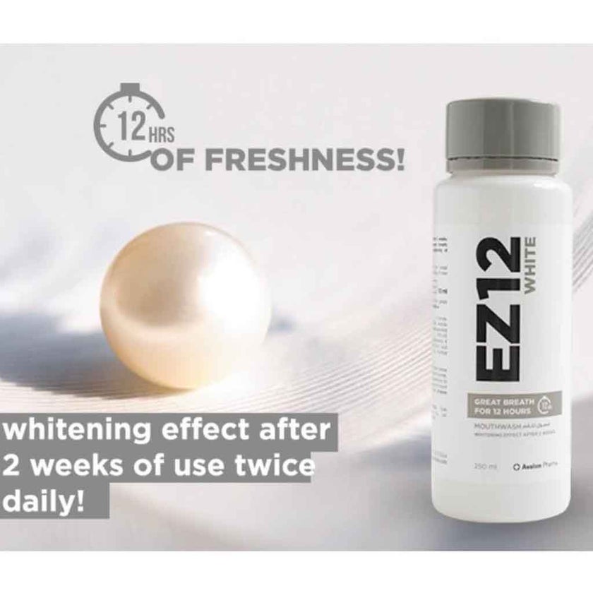 Avalon Ez12 White Mouthwash For Pleasant Breath 250ml