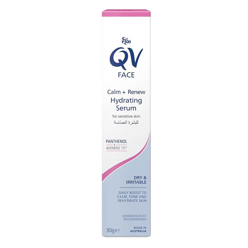 Ego QV Calm + Renew Hydrating Face Serum For Sensitive Skin 30g