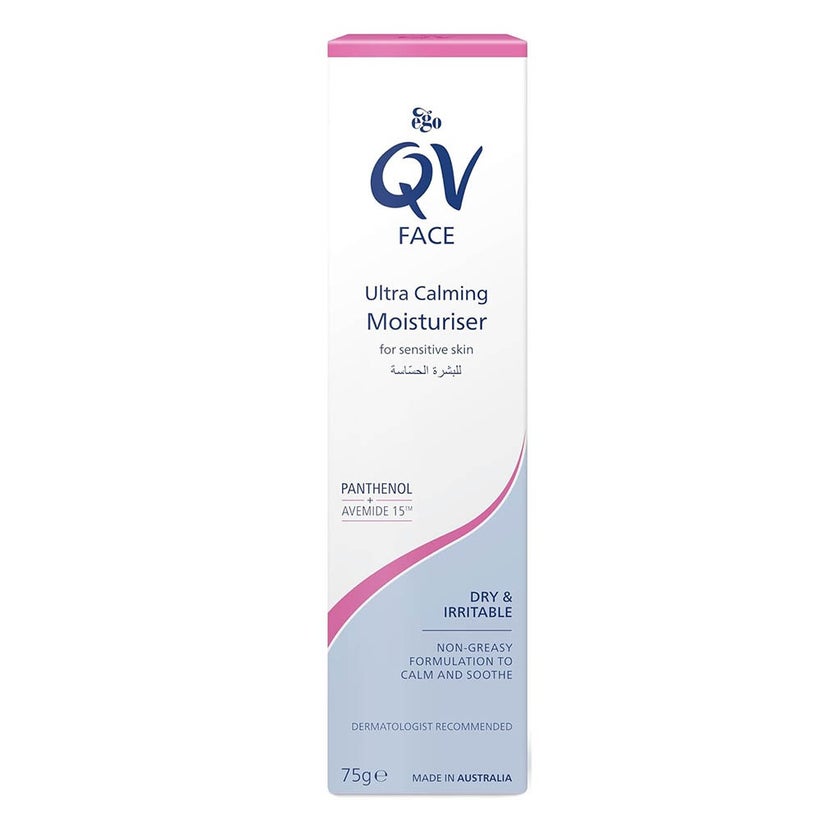 Ego QV Ultra Calming Face Moisturiser For Sensitive Skin 75g 