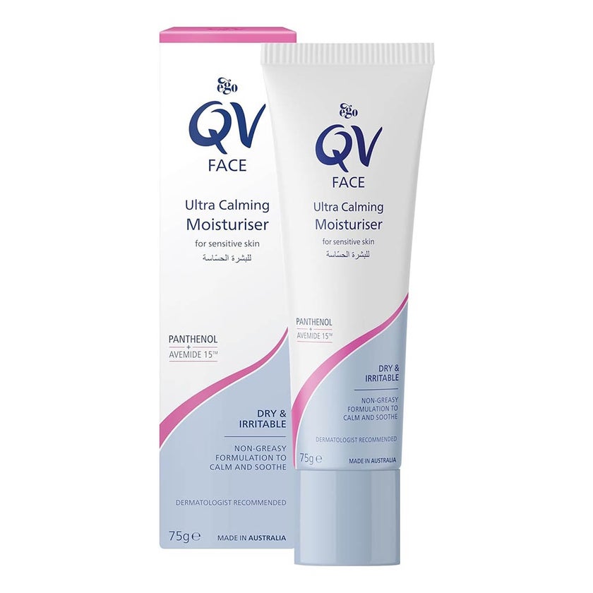 Ego QV Ultra Calming Face Moisturiser For Sensitive Skin 75g 