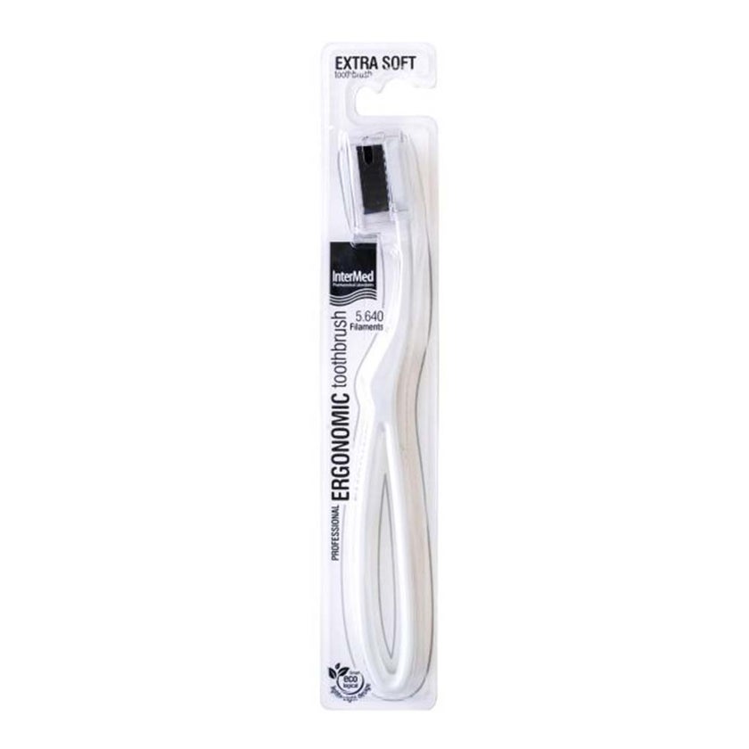 Intermed Ergonomic Extra Soft Toothbrush - White