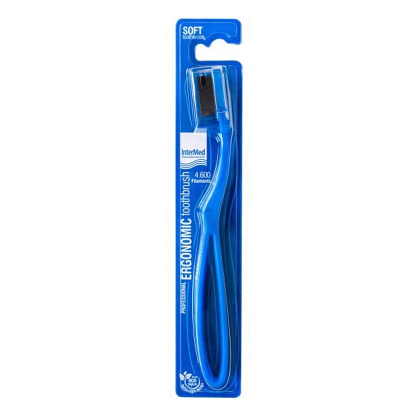 Intermed Ergonomic Soft Toothbrush - Blue