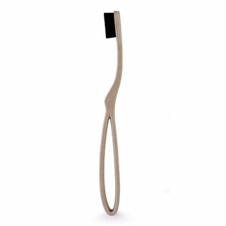 Intermed Eco Ergonomic Medium Soft Toothbrush With Rice Husk Handle - Beige