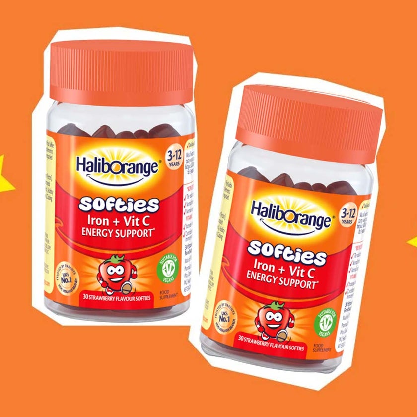 Haliborange Kids Iron & Vitamin C Softies - Strawberry Flavour, Pack of 30's