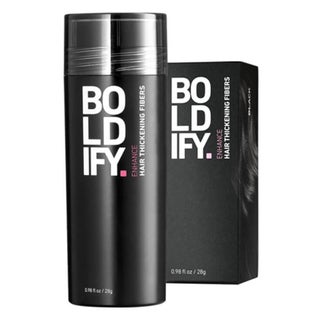 Boldify Enhance Hair Volumizing Thickening Fiber Powder For Thin Hair - Black, 28g