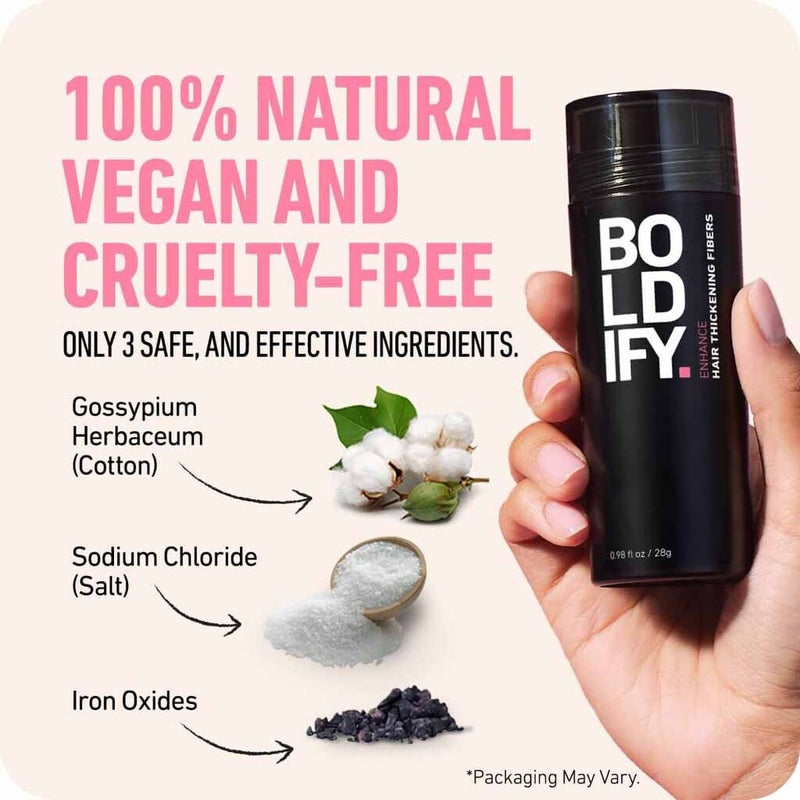 Boldify Enhance Hair Volumizing Thickening Fiber Powder For Thin Hair Boldify Enhance Hair Volumizing Thickening Fiber Powder For Thin Hair