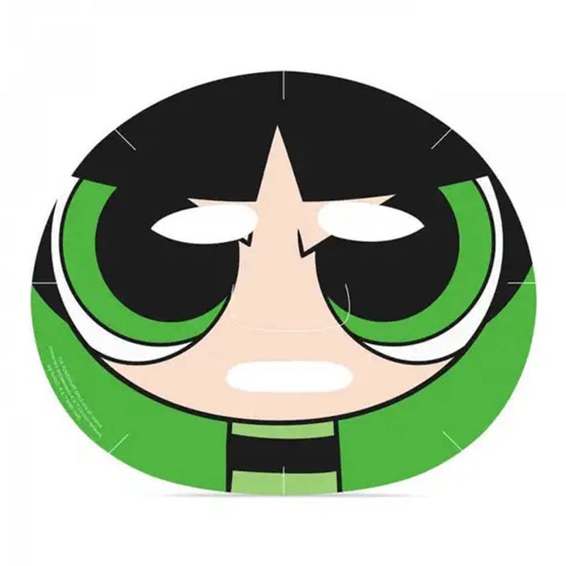 Mad Beauty Powerpuff Girls Buttercup Cosmetic Face Sheet Mask With Apple Extract 25ml