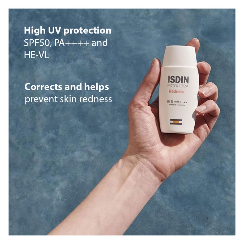 Isdin Fotoultra Redness SPF50 & PA++++ Sunscreen For Sensitive Skin 50ml