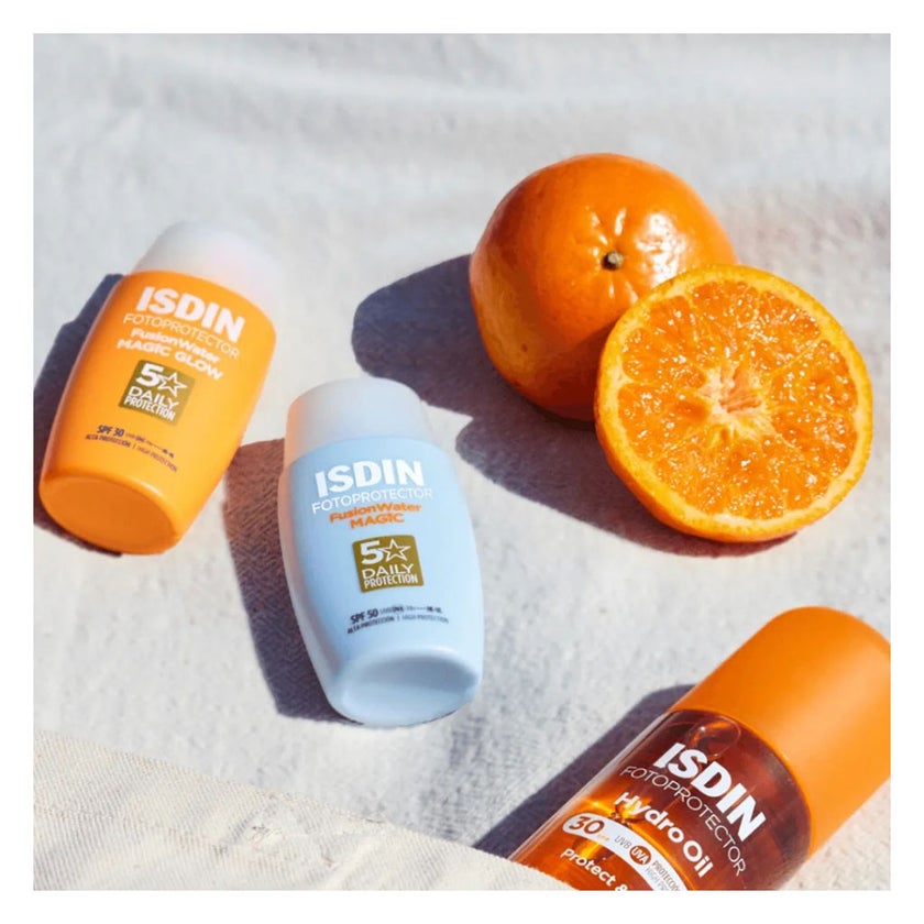 Isdin Fotoprotector Fusion Water Magic SPF50 Sunscreen 50ml + Beach Bag - PROMO Pack