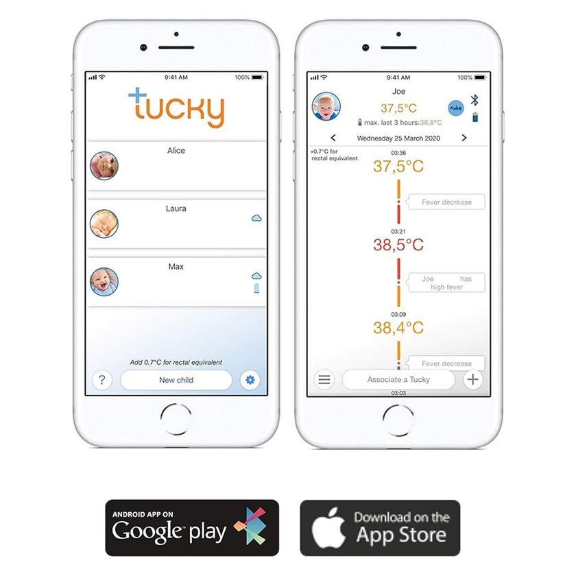 Tucky Smart Wearable Thermometer 