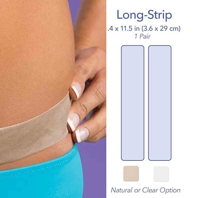 Biodermis EpiDerm Long Strip Natural Silicone Gel Sheeting For Scars, Size 3.6 *29cm - 1 Pair