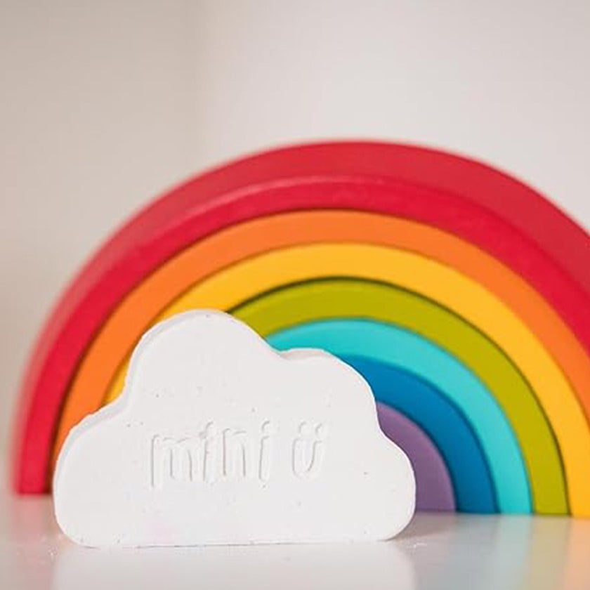 Mini U Rainbow Cloud Baby Bath Bombs 130g, Pack of 3's