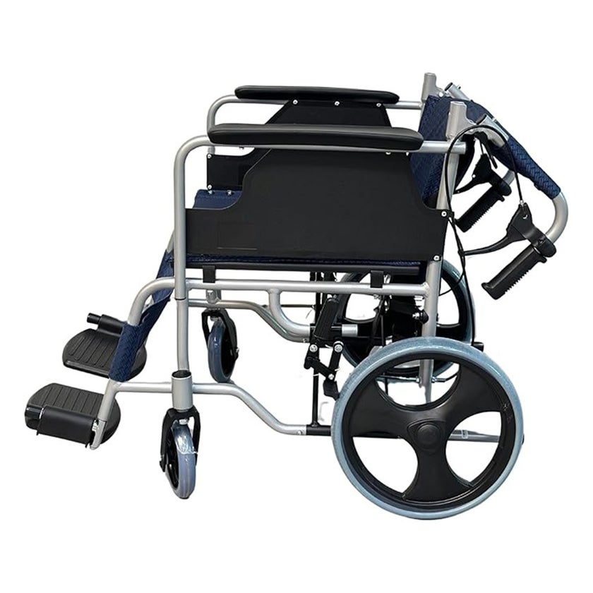 Novamed Lightweight Transport Wheelchair 832LABJ - Blue Color