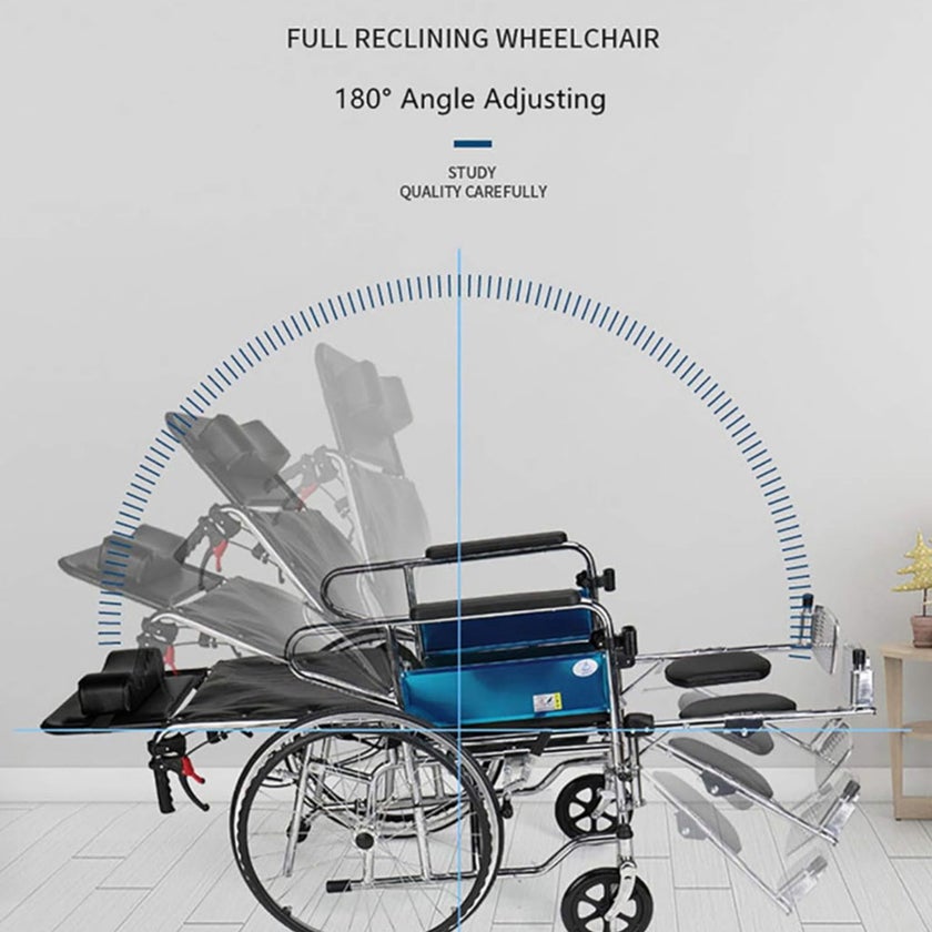 Novamed Light Weight Reclining Wheelchair 954GC