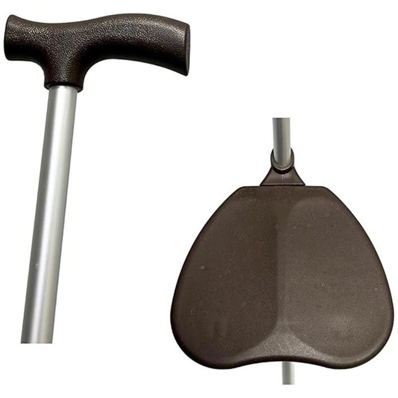 Novamed Walking Stick With 3 Legs & Seat 9402L For Mobility Support 