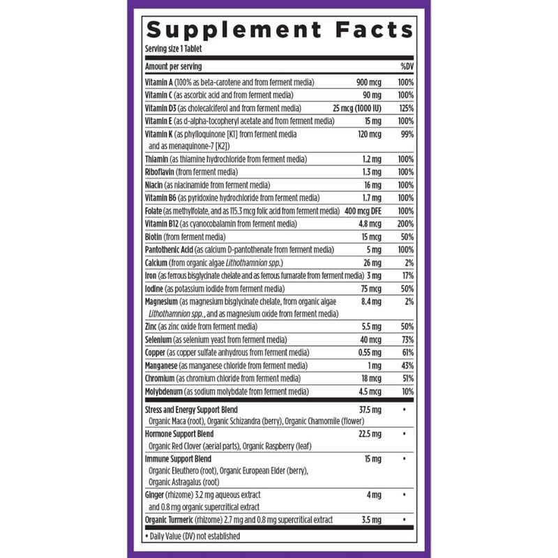 New Chapter Every Woman's One Daily Multivitamin Tablets, Pack of 72's