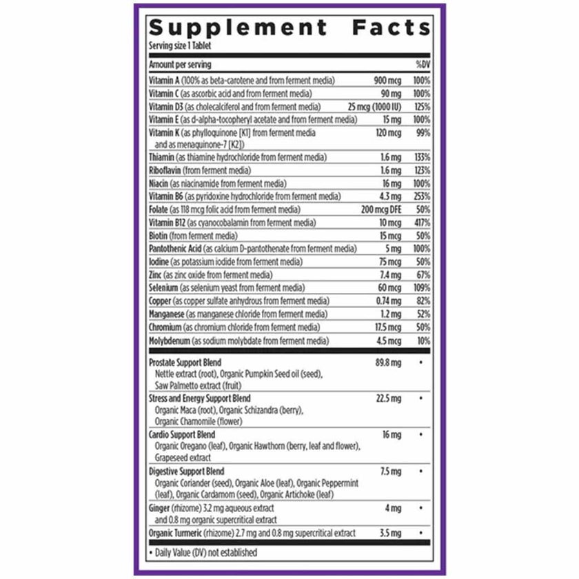 New Chapter Every Man's One Daily 40+ Multivitamin Tablets, Pack of 72's