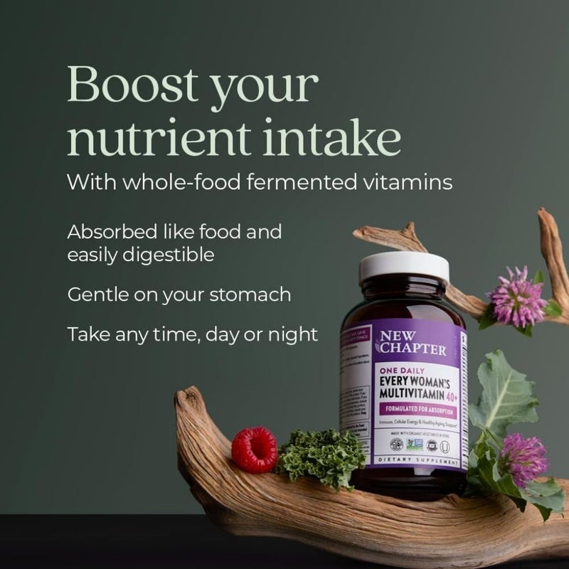 New Chapter Every Woman's One Daily 40+ Multivitamin Tablets, Pack of 72's