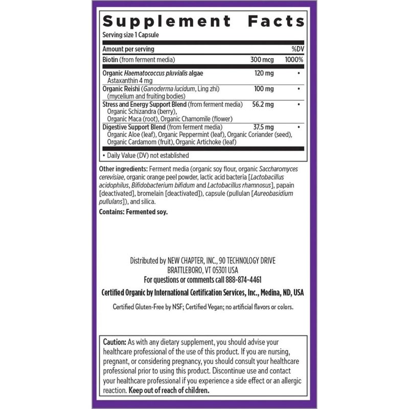New Chapter Hair, Skin & Nails Supplement Capsules, Pack of 60's