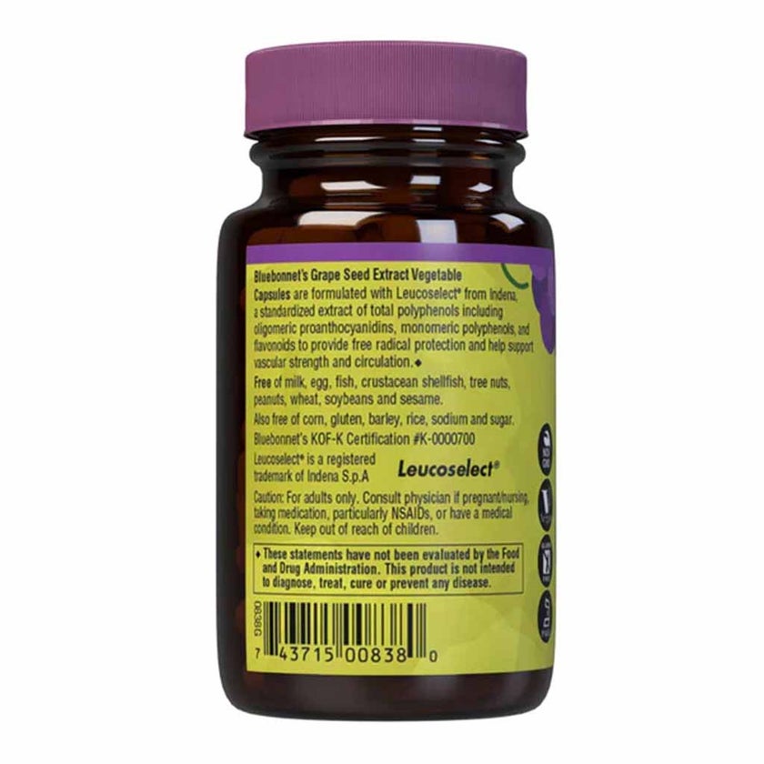 Bluebonnet Grape Seed Extract 100mg Capsules, Pack of 30's