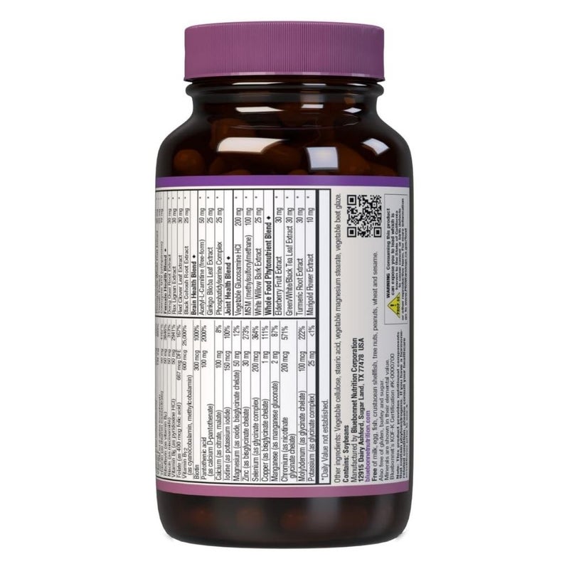 Bluebonnet Age-Less Choice 50+ Women’s Multivitamin Supplement Caplets, Pack of 90's