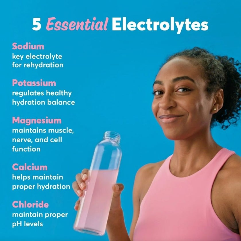 Nuun Sport Hydration Effervescent Electrolyte Tablets - Strawberry Lemonade Flavor, Pack of 10's