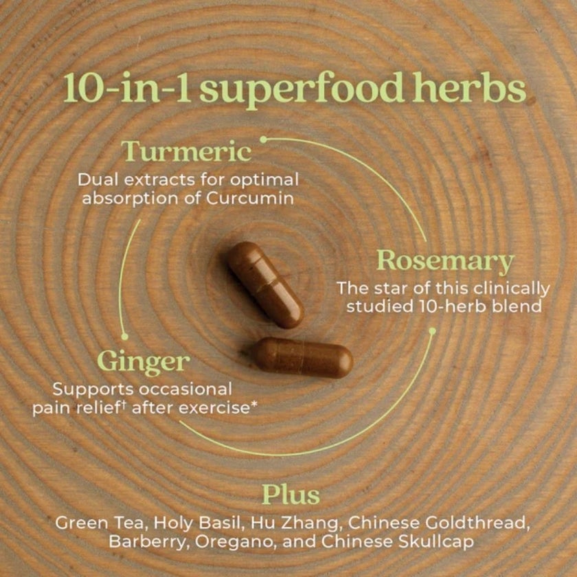 New Chapter Zyflamend Herbal Pain Relief Supplement Capsules, Pack of 120's