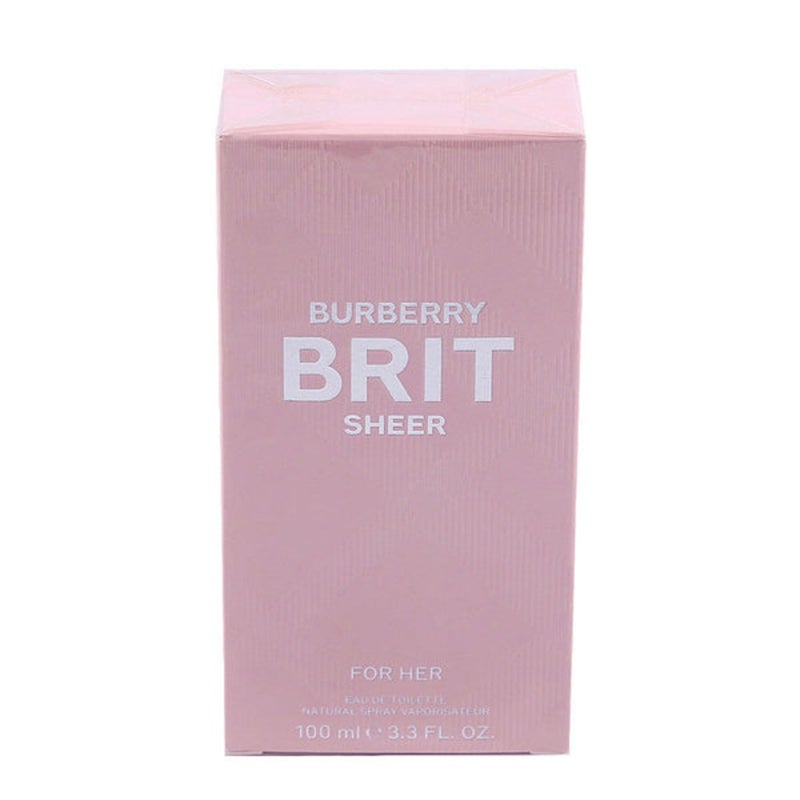Burberry Brit Sheer Eau De Toilette For Women - Floral Luxury Fragrance 100ml