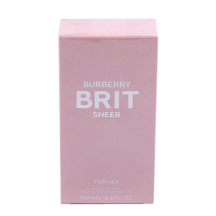 Burberry Brit Sheer Eau De Toilette For Women 100ml