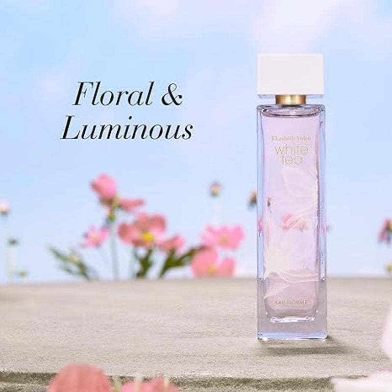 Elizabeth Arden White Tea Eau Florale Eau De Toilette For Women - Floral Luxury Fragrance 100ml