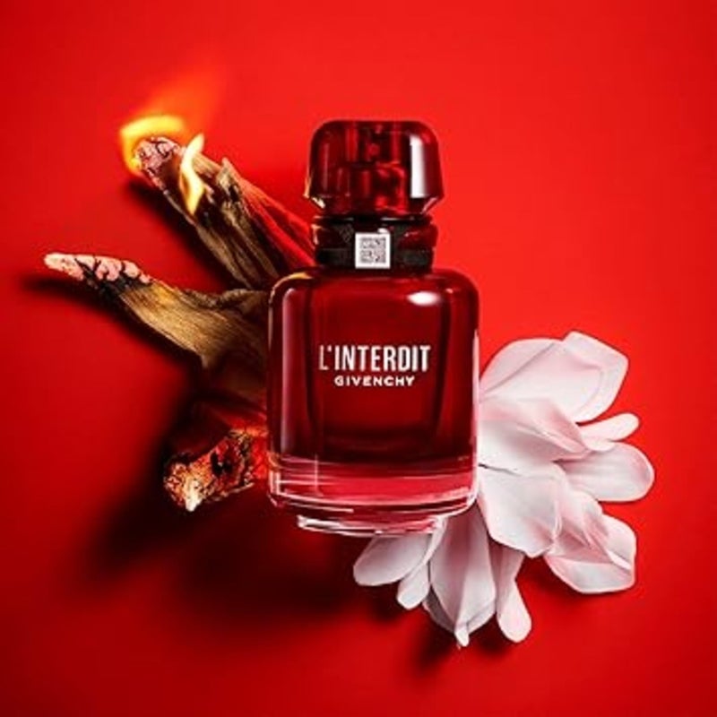 Givenchy L'Interdit Rouge Eau De Parfum For Women - Floral Fragrance 80ml 