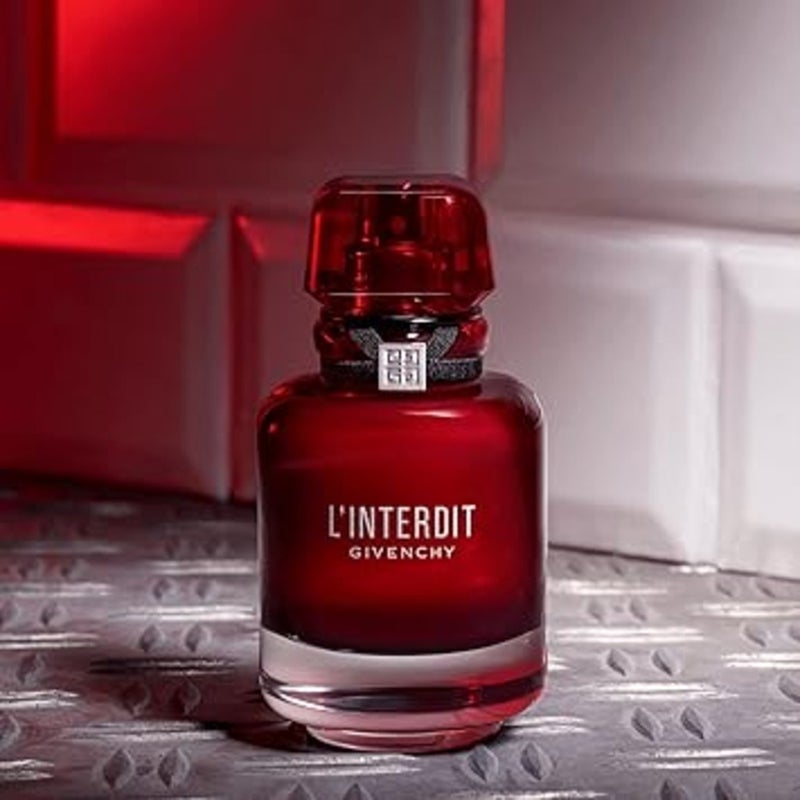 Givenchy L'Interdit Rouge Eau De Parfum For Women - Floral Fragrance 80ml 
