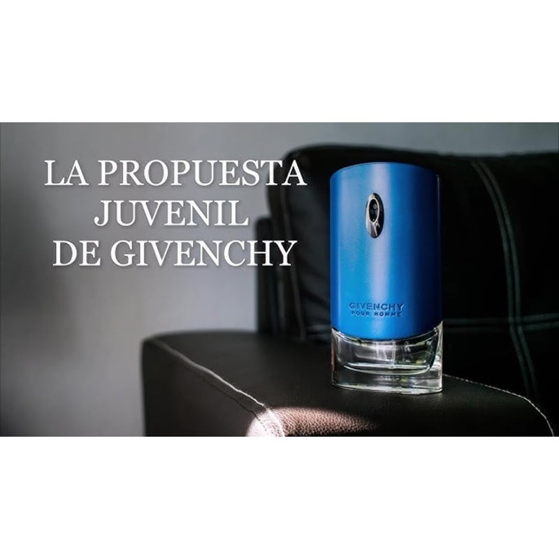 Givenchy Pour Homme Blue Label Eau De Toilette For Men - Woody Spicy Fragrance 100ml 