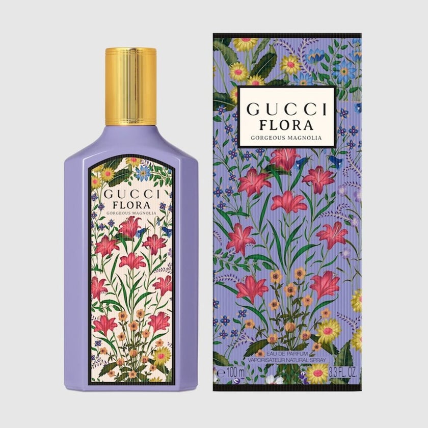 Gucci Flora Gorgeous Magnolia Eau De Parfum For Women - Floral Luxury Fragrance 100ml