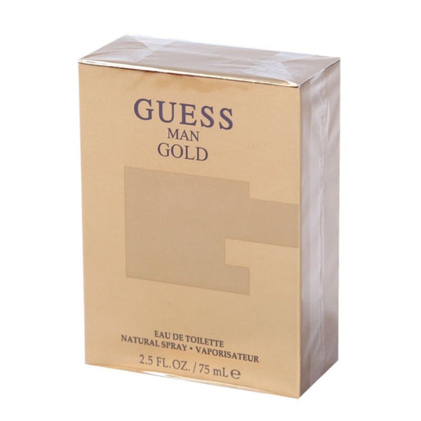 Guess Gold Eau De Toilette For Men 75ml