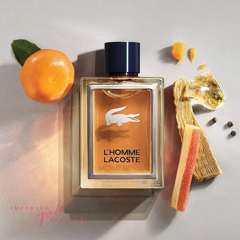 Lacoste L'Homme Eau De Toilette For Men - Woody Spicy Fragrance 100ml