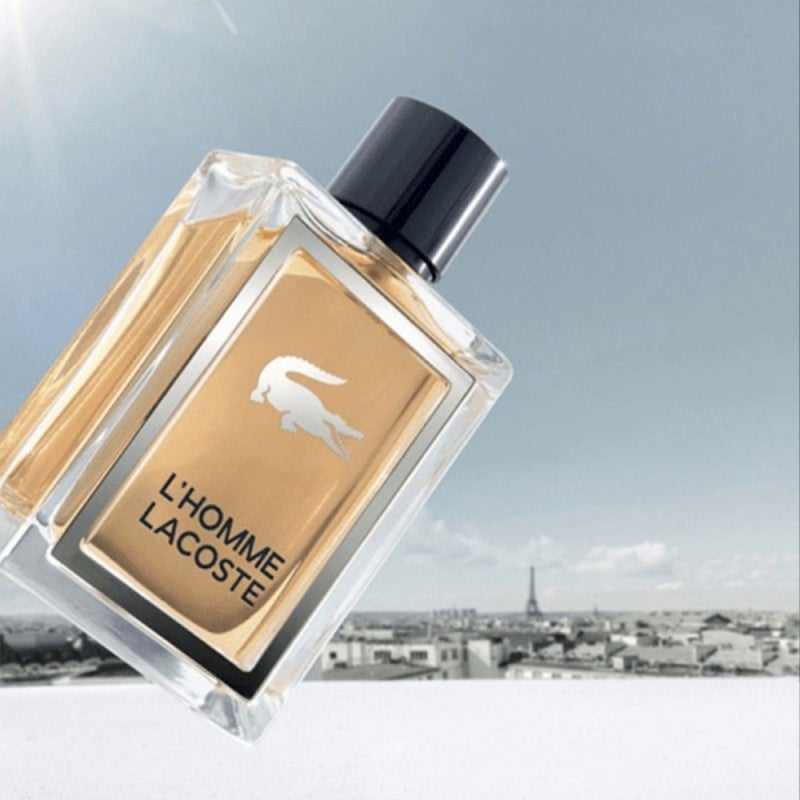 Lacoste L'Homme Eau De Toilette For Men - Woody Spicy Fragrance 100ml