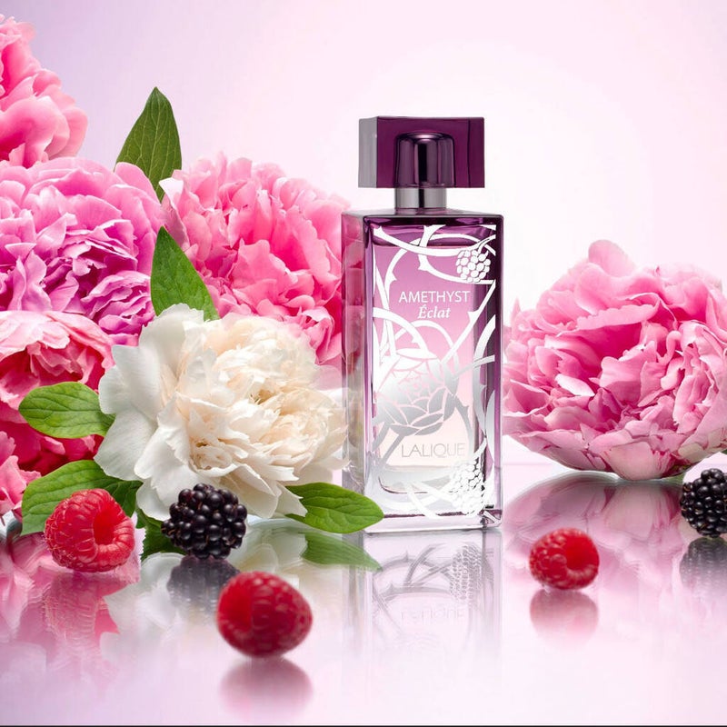 Lalique Amethyst Eclat Eau De Parfum For Women - Floral Fruity Fragrance 100ml