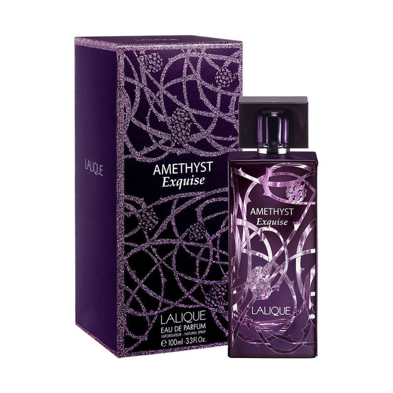 Lalique Amethyst Exquise Eau De Parfum For Women - Floral Fruity Fragrance 100ml