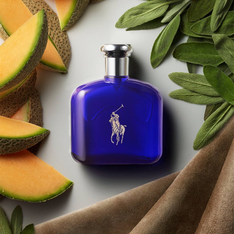 Ralph Lauren Polo Blue Eau De Toilette For Men - Fresh Woody Fragrance 125ml
