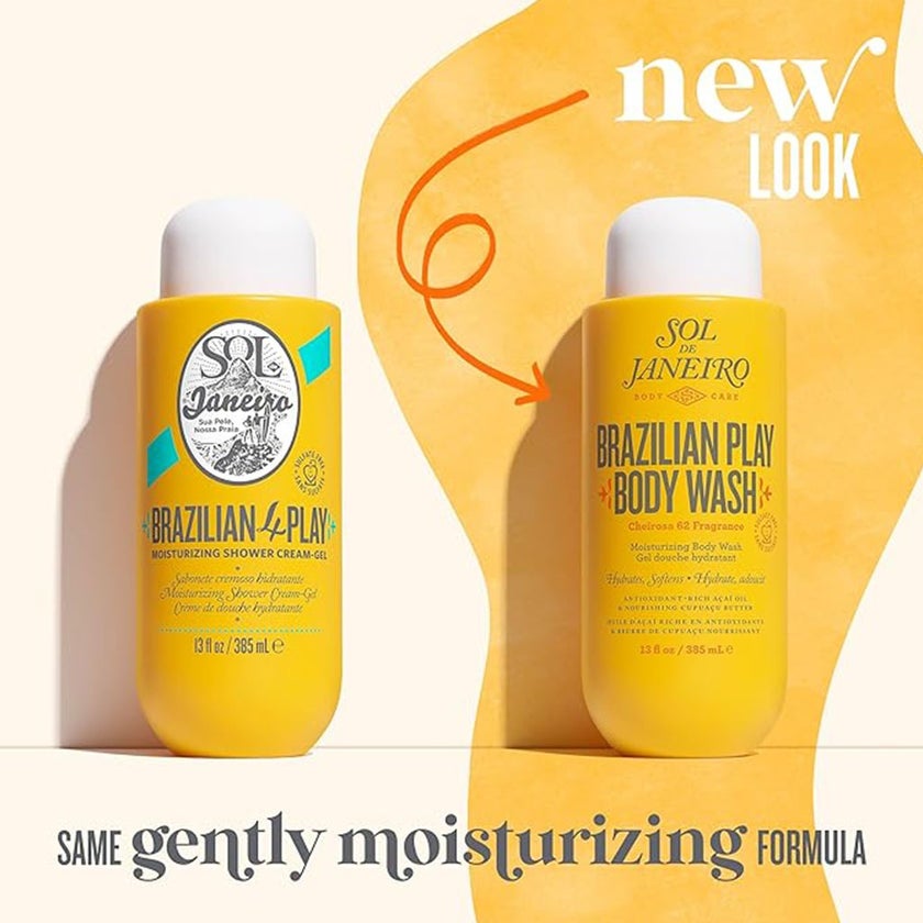 Sol De Janeiro Brazilian Cheirosa 62 Fragrance Moisturizing Body Wash Gel Cream 90ml