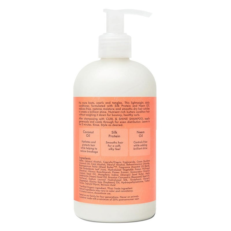 Shea Moisture Coconut & Hibiscus Curl & Shine Hair Conditioner 384ml
