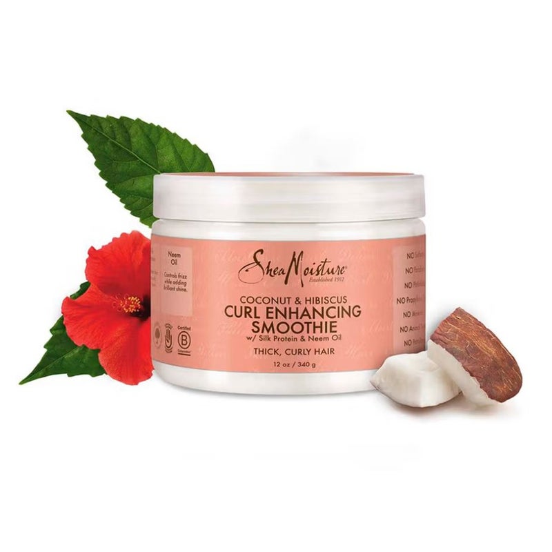 Shea Moisture Coconut & Hibiscus Curl Enhancing Hair Smoothie 340g