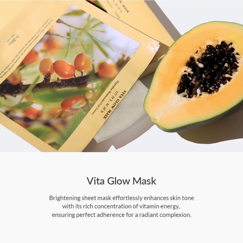 Dr. Althea Vita Glow Face Sheet Mask For Dull & Uneven Skin Tone, Pack of 5’s