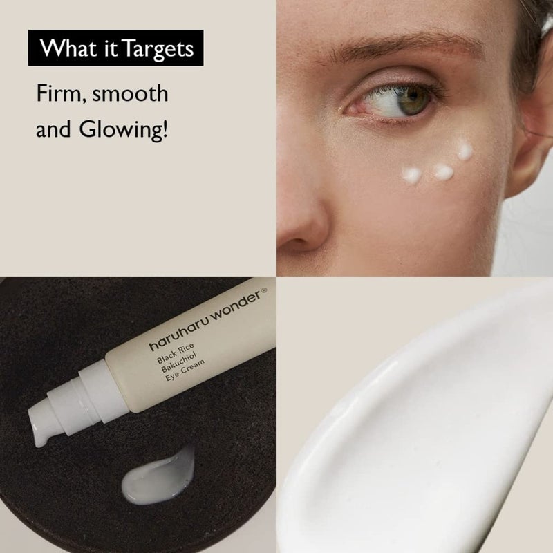 Haruharu Wonder Black Rice Bakuchiol Eye Cream For Dark Circles 20ml 